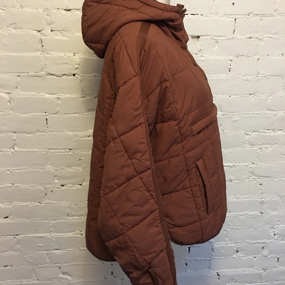 FP Movement pippa packable puffer jacket toasted almond brown small - Picture 3 of 9